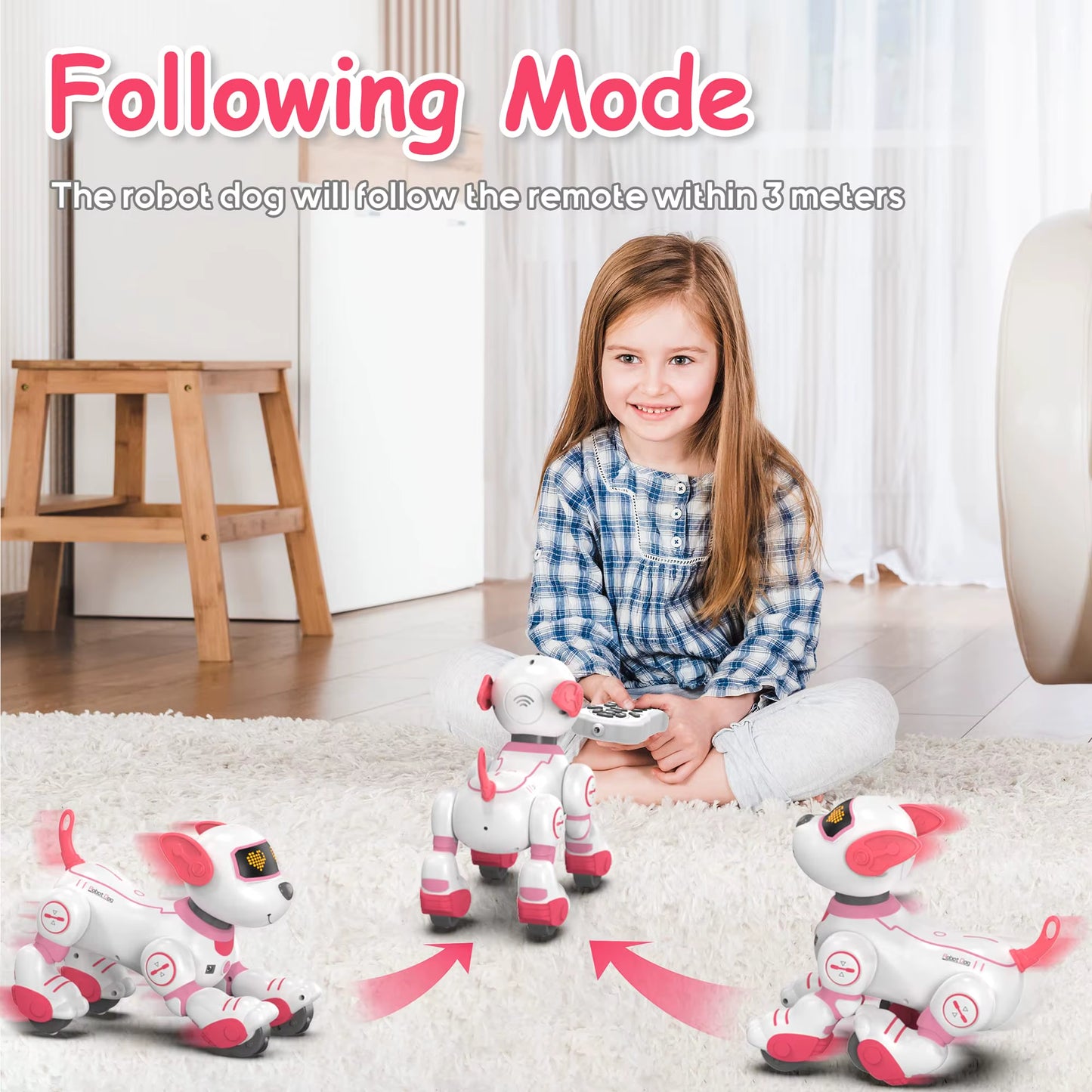 Meet Your New Best Friend: The Intelligent Remote Control Robot Dog - Sing, Dance, and Play! Perfect Interactive Stunt Music Toy for Kids Ages 3 to 6
