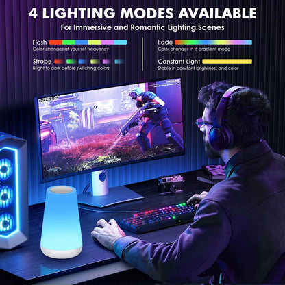 Transform Your Space with the LED 13-Color Changing Night Light – Remote Control & USB Rechargeable!