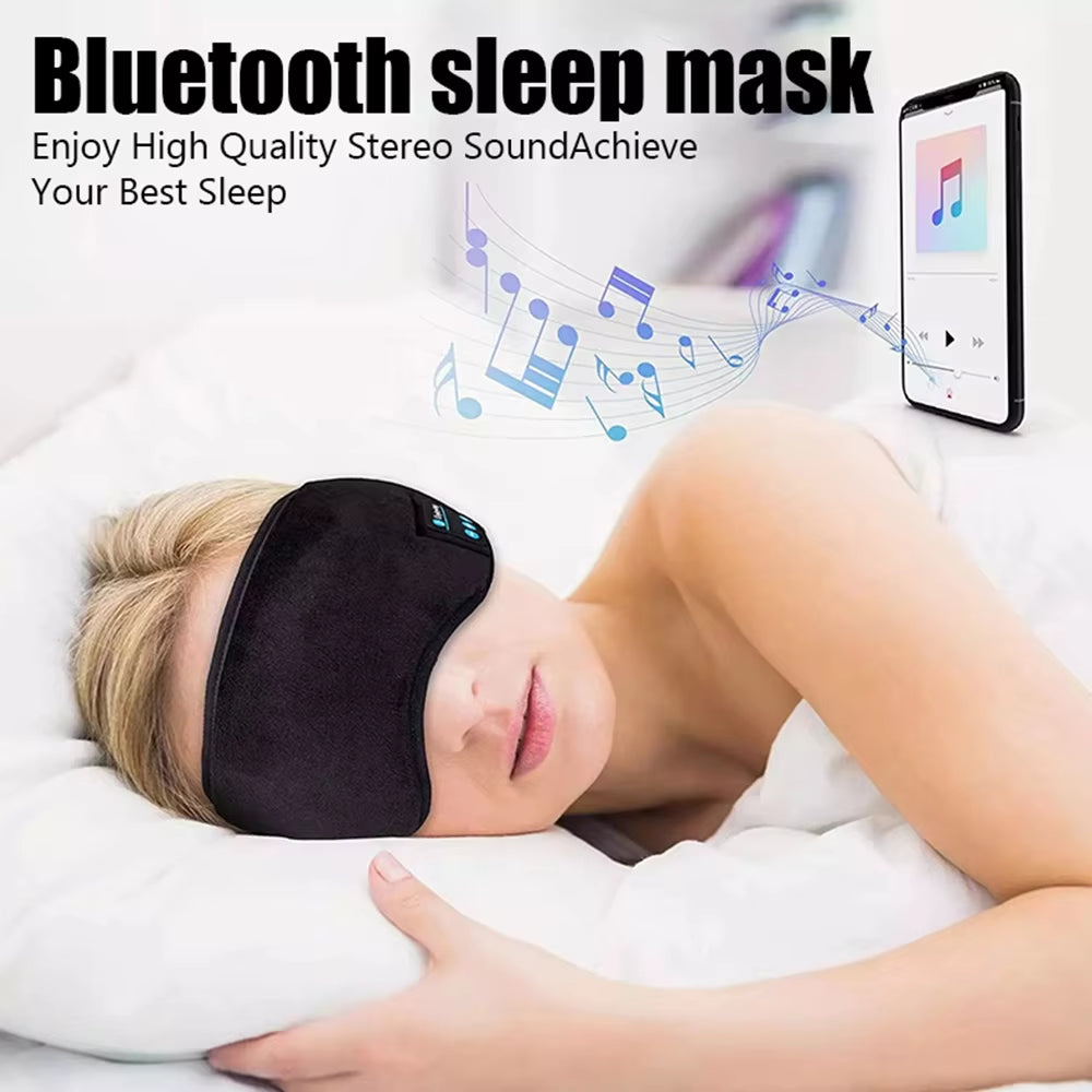 Experience Comfort and Sound: Fone Bluetooth Sports Headband with Eye Mask for Ultimate Relaxation and Music Enjoyment
