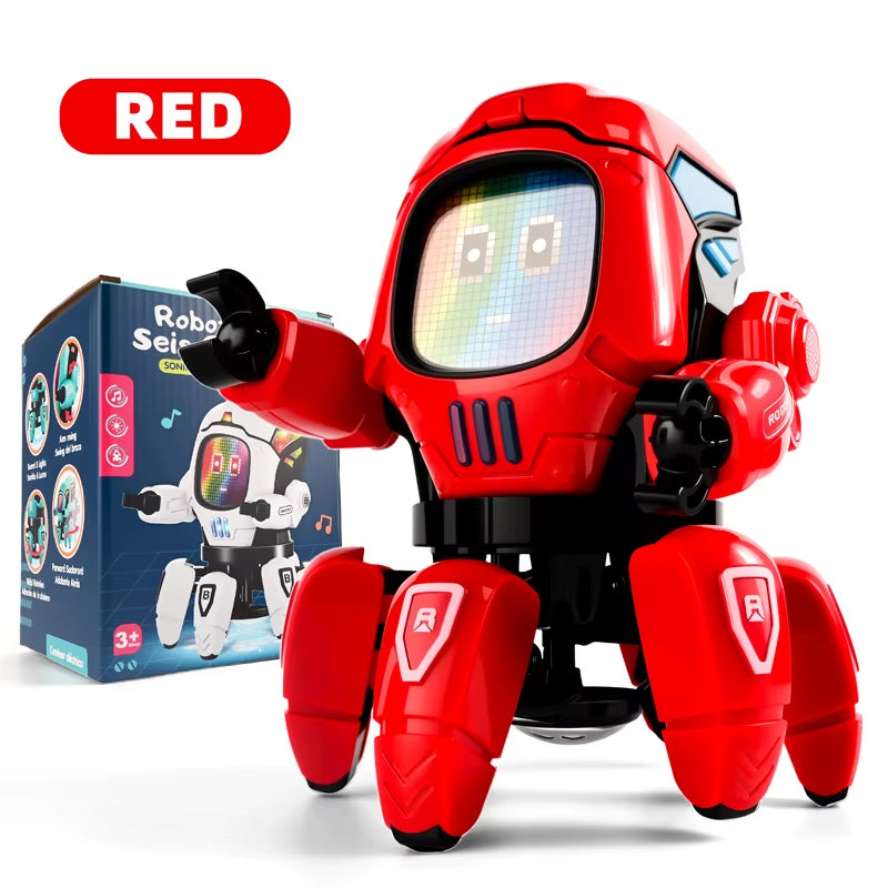 Exciting Kids Dance Robot: Colorful LED Octopus Toy for Music and Movement - Perfect Birthday Gift for Boys and Girls Ages 3-6!
