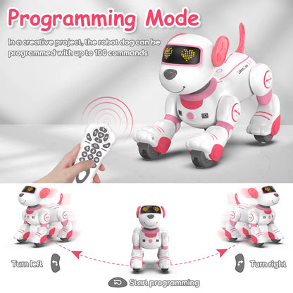 Meet Your New Best Friend: The Intelligent Remote Control Robot Dog - Sing, Dance, and Play! Perfect Interactive Stunt Music Toy for Kids Ages 3 to 6