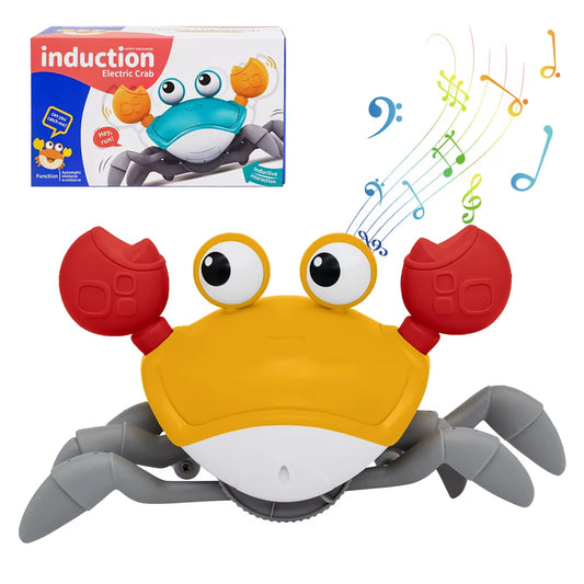 Exciting Dancing Crab Toy for Kids - Interactive Crawling Electronic Pet for Fun Playtime and Perfect Gift!