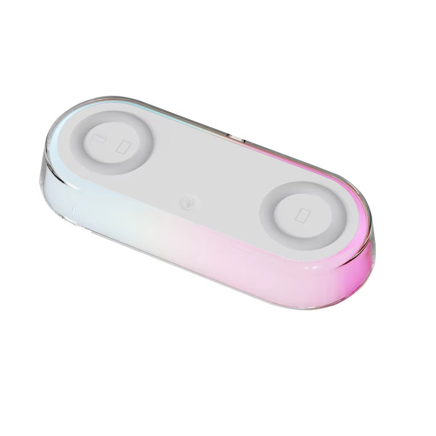 Transform Your Bedroom with the Alarm Clock Wireless Charging Pad – Stylish Lamp, Night Light, and Fast Charger for iPhone 17 to 13!