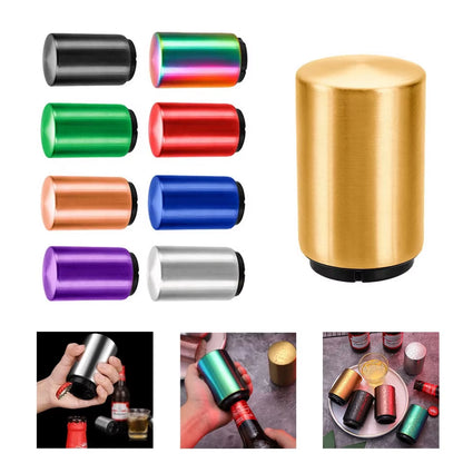 Magnetic Automatic Beer Bottle Opener - Effortless Stainless Steel Corkscrew for Your Kitchen and Bar