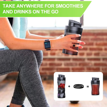 Powerful 700ML Electric Portable Juicer - USB Rechargeable Smoothie Blender for Fresh Shakes and Outdoor Mixing