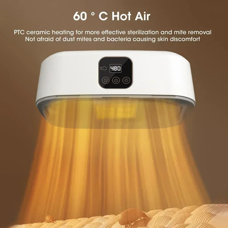 Compact Mini Portable Electric Dryer - Intelligent Timed Fast Drying Cabinet for Travel and Home Use