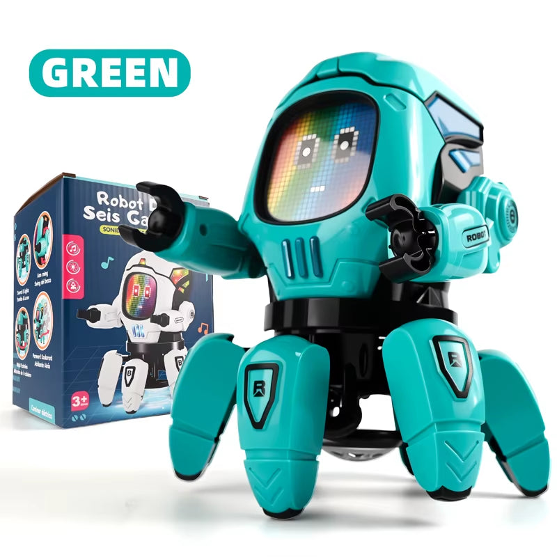 Exciting Kids Dance Robot: Colorful LED Octopus Toy for Music and Movement - Perfect Birthday Gift for Boys and Girls Ages 3-6!
