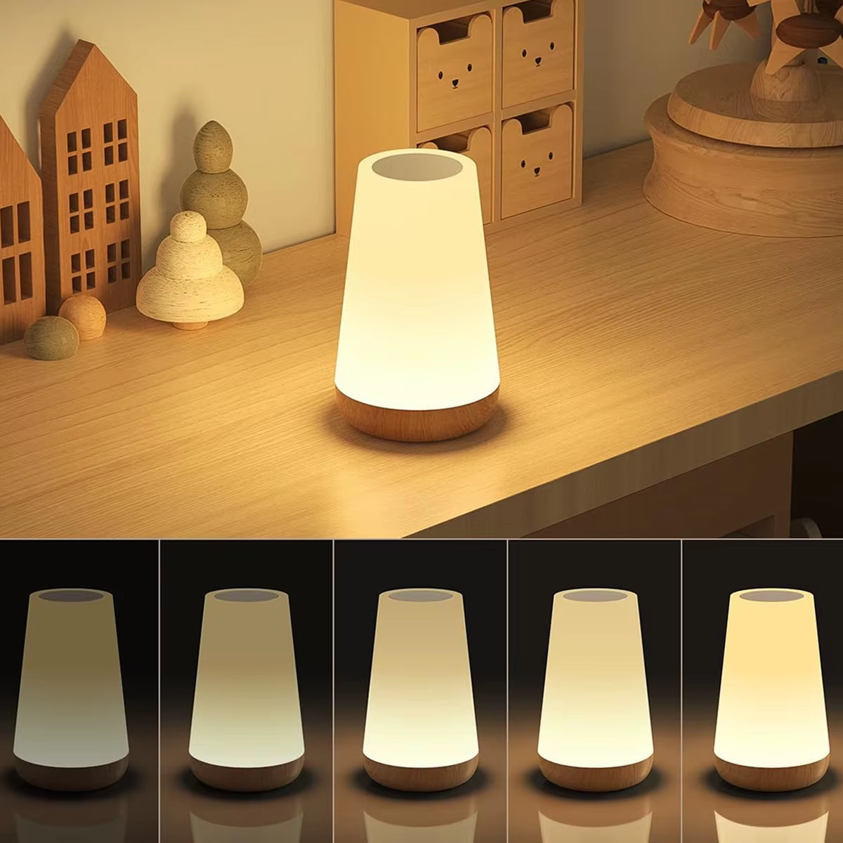Transform Your Space with the LED 13-Color Changing Night Light – Remote Control & USB Rechargeable!