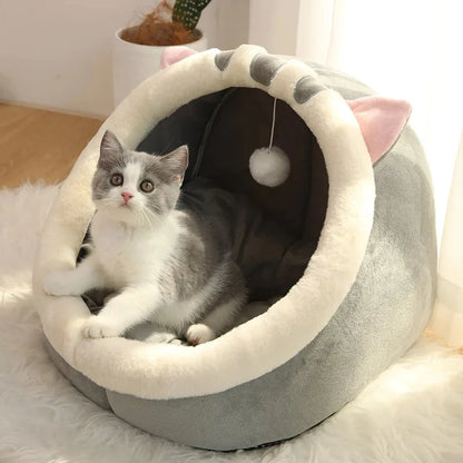 Cozy Cat Lounger Cushions - Washable, Soft, and Warm Pet Beds for Cats and Small Dogs