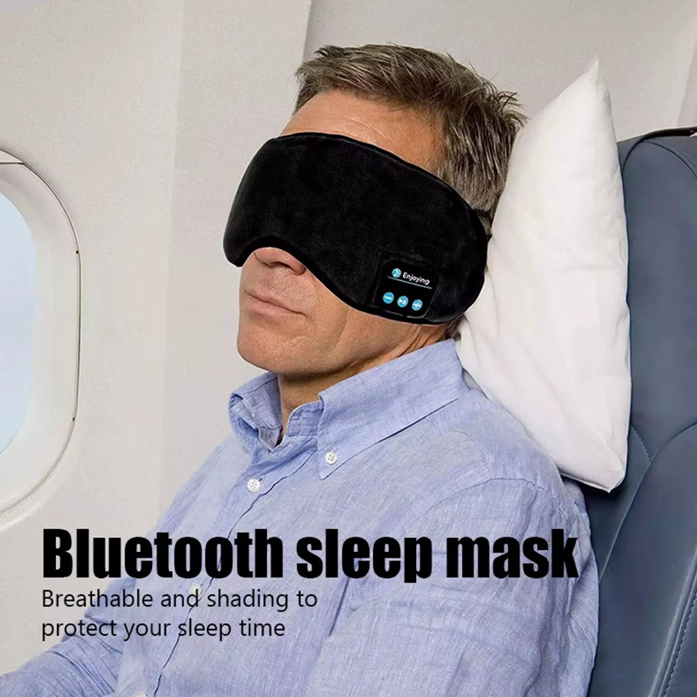 Experience Comfort and Sound: Fone Bluetooth Sports Headband with Eye Mask for Ultimate Relaxation and Music Enjoyment