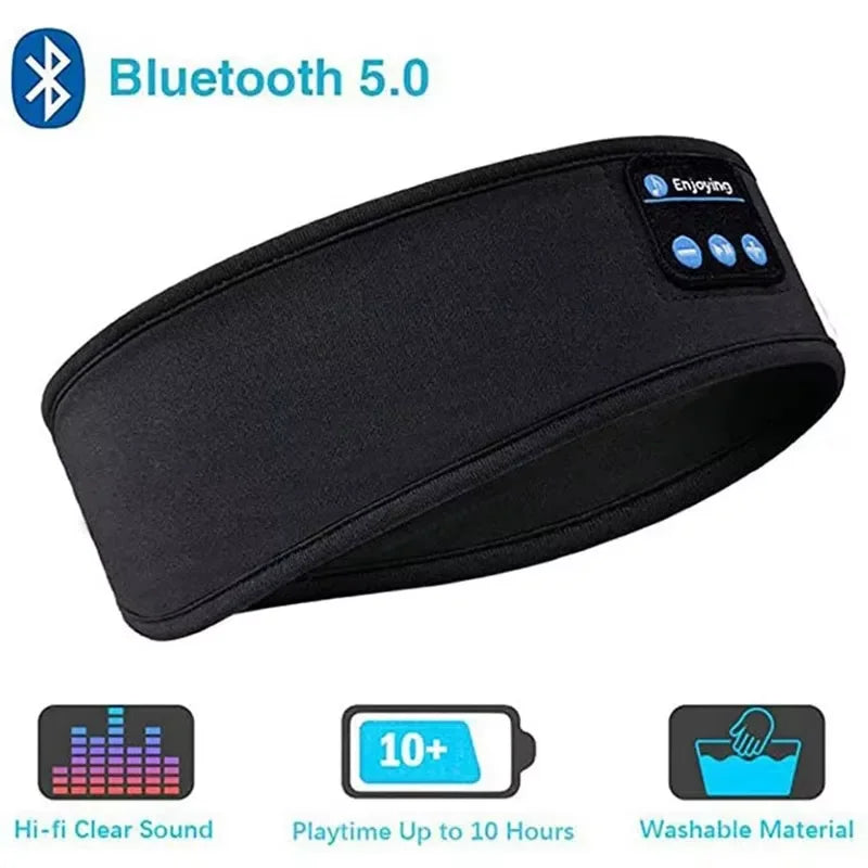 Experience Ultimate Comfort with Bluetooth Sports Sleeping Headband - Wireless Music Headset for Relaxation and Active Lifestyle