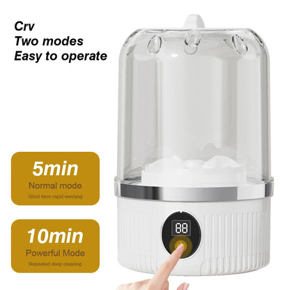 Revolutionary Cordless Mini Washing Machine: The Ultimate Portable Washer for Baby Clothes & Travel