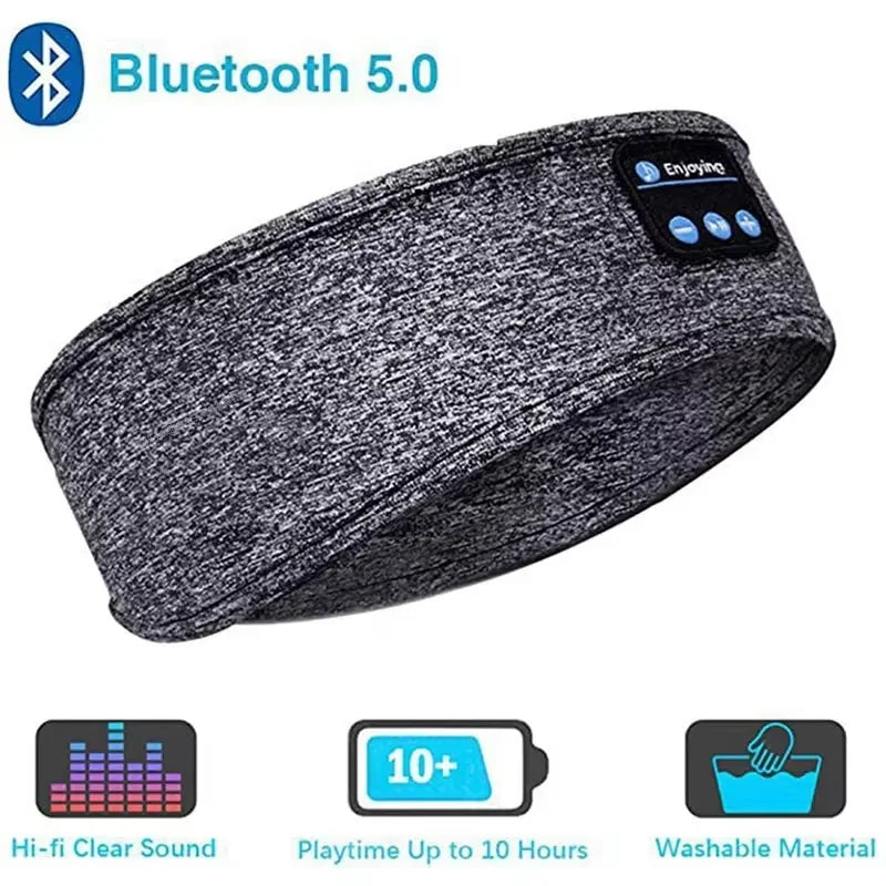 Experience Ultimate Comfort with Bluetooth Sports Sleeping Headband - Wireless Music Headset for Relaxation and Active Lifestyle