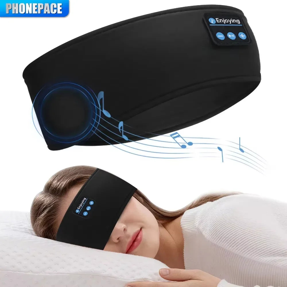 Experience Ultimate Comfort with Bluetooth Sports Sleeping Headband - Wireless Music Headset for Relaxation and Active Lifestyle