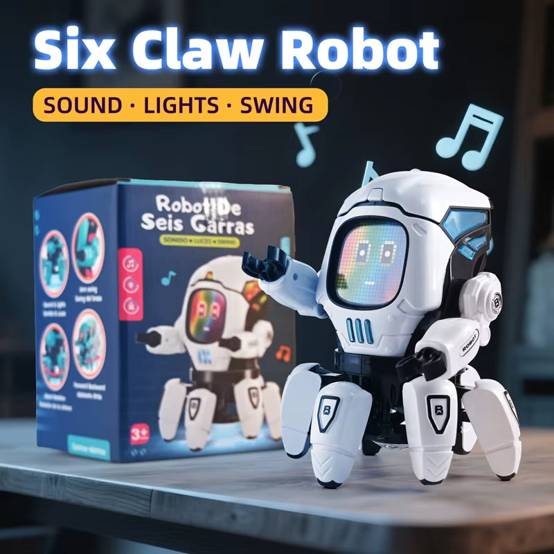Exciting Kids Dance Robot: Colorful LED Octopus Toy for Music and Movement - Perfect Birthday Gift for Boys and Girls Ages 3-6!