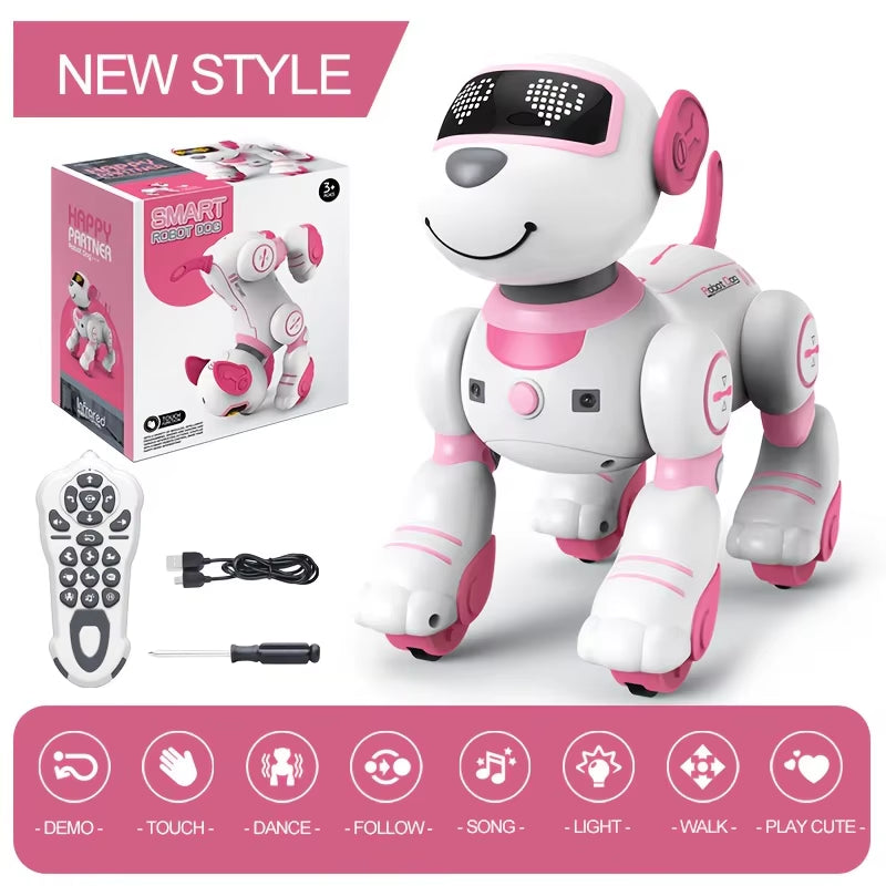 Meet Your New Best Friend: The Intelligent Remote Control Robot Dog - Sing, Dance, and Play! Perfect Interactive Stunt Music Toy for Kids Ages 3 to 6