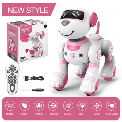 Meet Your New Best Friend: The Intelligent Remote Control Robot Dog - Sing, Dance, and Play! Perfect Interactive Stunt Music Toy for Kids Ages 3 to 6