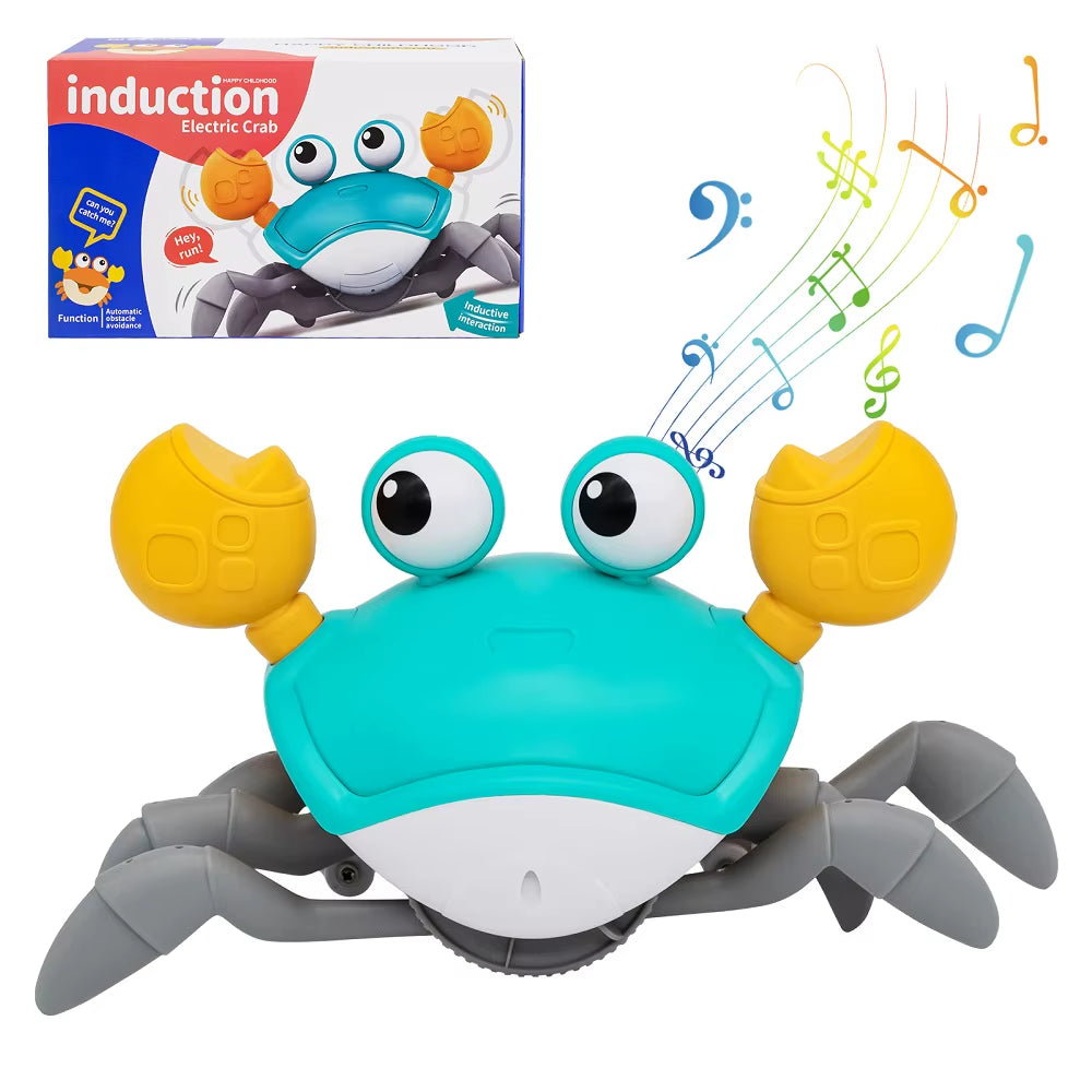 Exciting Dancing Crab Toy for Kids - Interactive Crawling Electronic Pet for Fun Playtime and Perfect Gift!