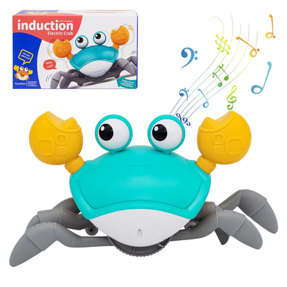 Exciting Dancing Crab Toy for Kids - Interactive Crawling Electronic Pet for Fun Playtime and Perfect Gift!