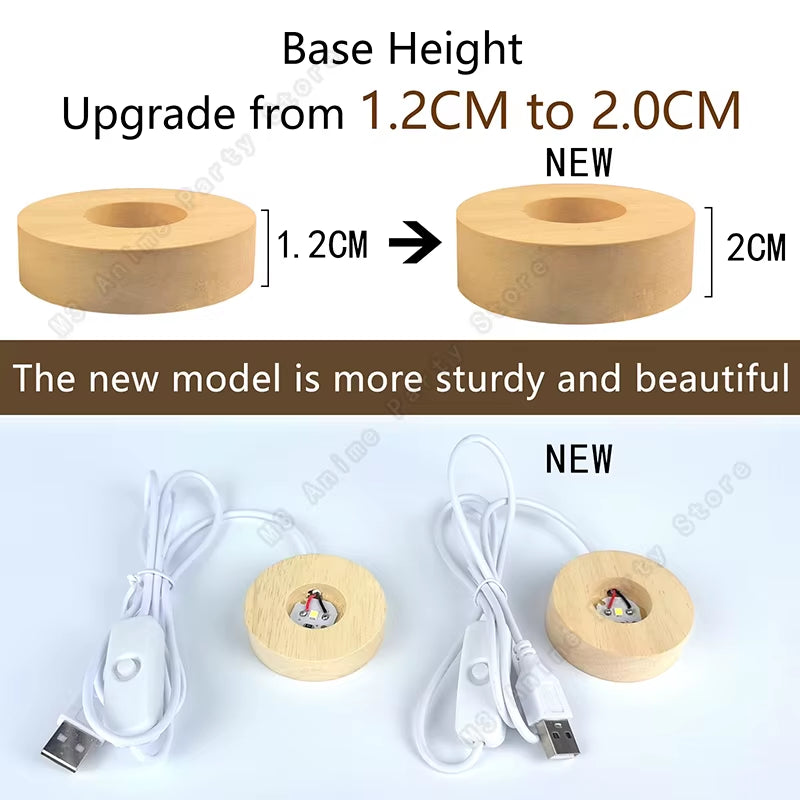 Enchanting 3D Crystal Ball Night Light - Glow with the Galaxy! Perfect for Kids' Rooms & Unique Gifts