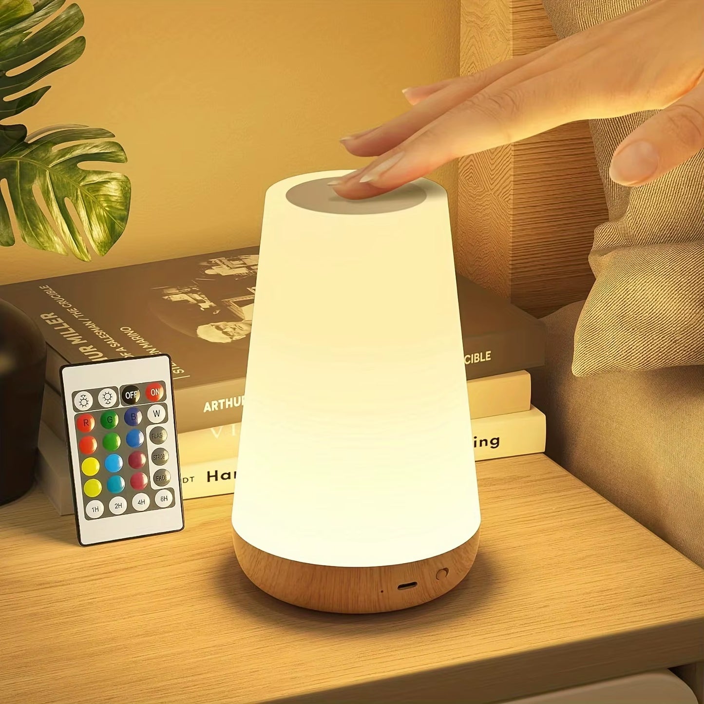 Transform Your Space with the LED 13-Color Changing Night Light – Remote Control & USB Rechargeable!